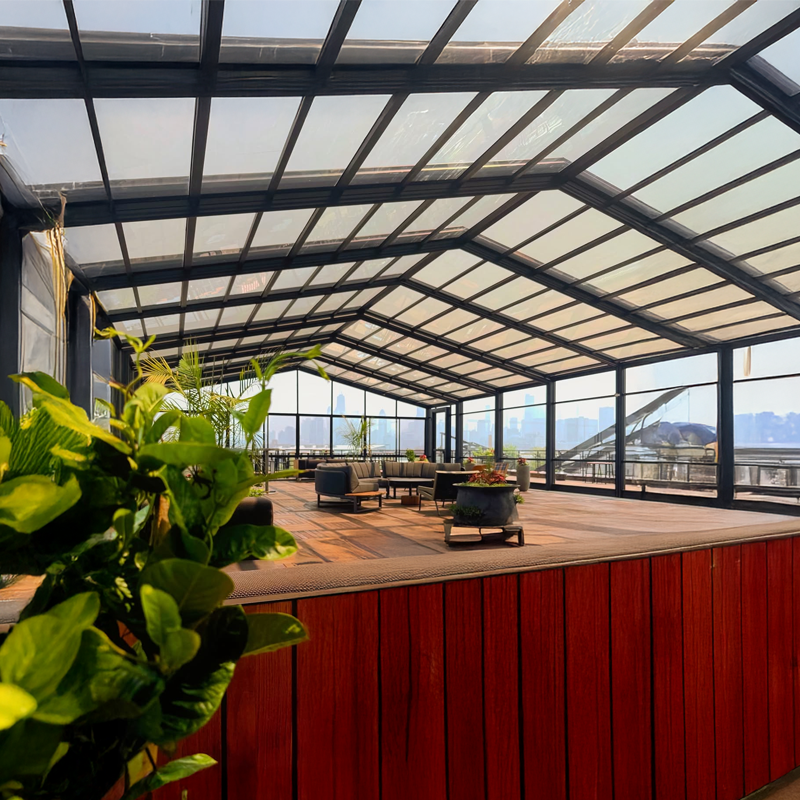 Restaurant retractable sunroom-S180 - Image 4
