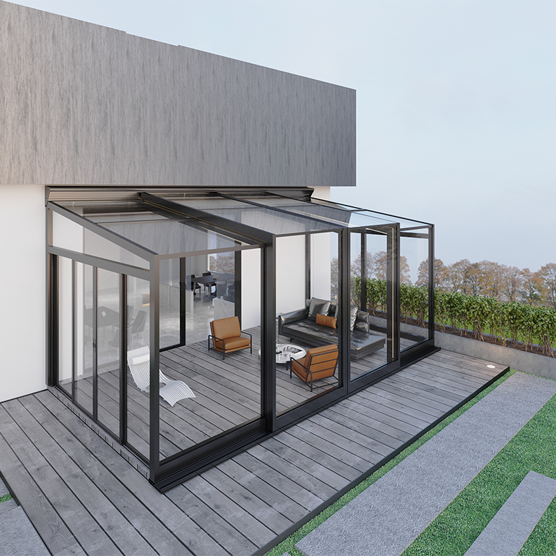 Terrace retractable sunroom S111 - Image 3