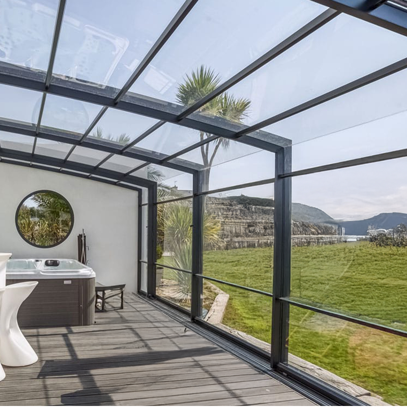 Terrace retractable sunroom S180 - Image 3