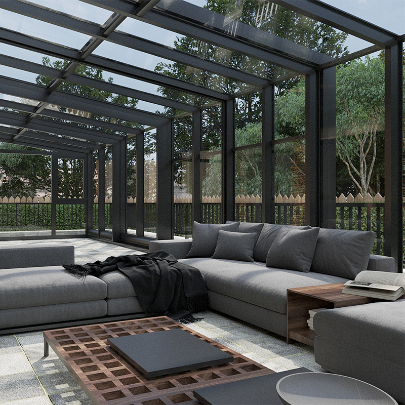 Terrace retractable sunroom S180 - Image 2