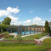 Swimming pool retractable sunroom S180 - Thumbnail Image 1