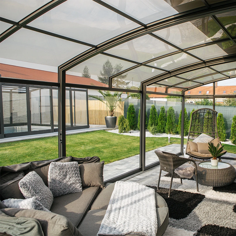 Terrace retractable sunroom S111 - Image 1